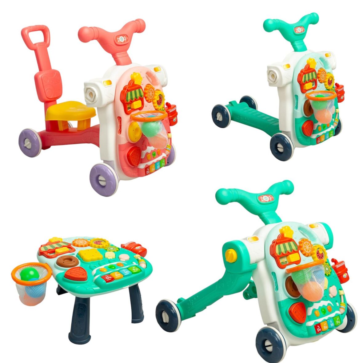 5 in 1 Baby Walker for Boys Girls 6-18 Months