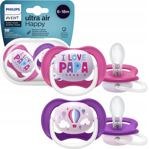 Philips Avent Ultra Air Pacifier 6-18m – 2Pack
