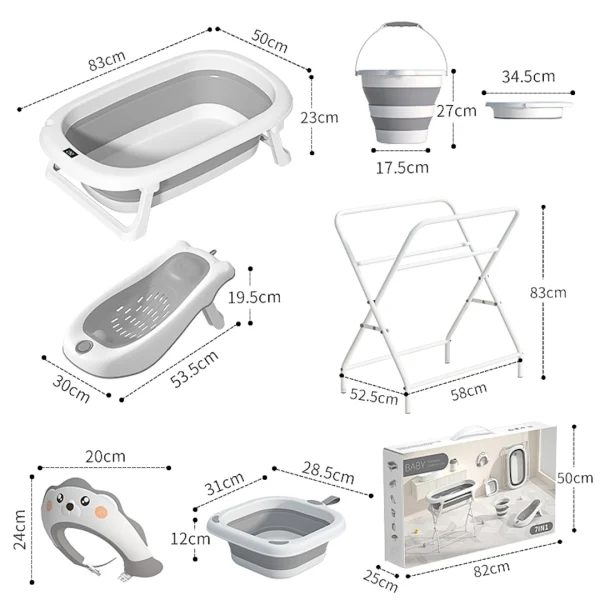 Newborn-Bathtub-Play-Set-Stand-Bathing-Set-baby-Bath-7-in-1-Foldable-Baby-Bath-Set-11-600×600
