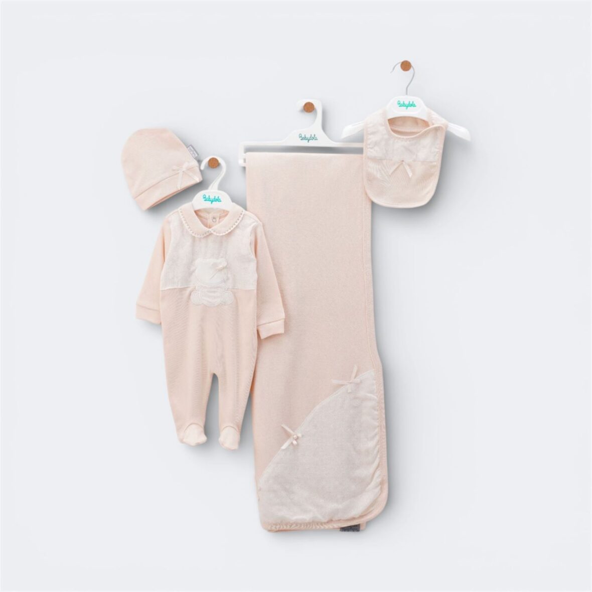 Premium Salmon Cotton Set of 4