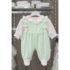 Elegant Mint Green Baby Romper for Girls