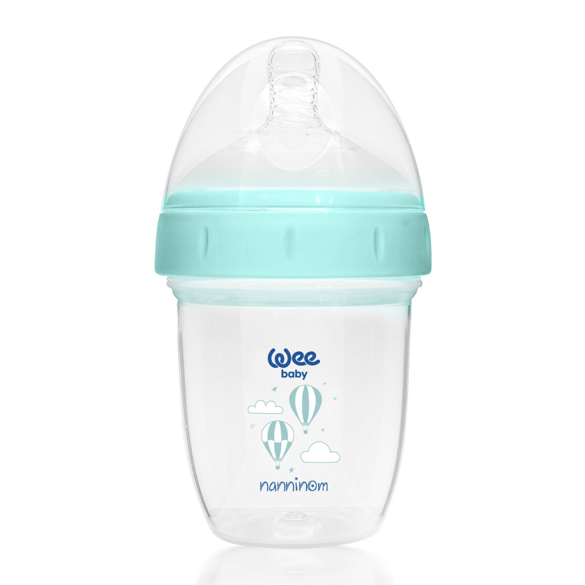 Wee Baby Nanninom Anti-Colic Wide-Neck Feeding Bottle 150 ML +6 months