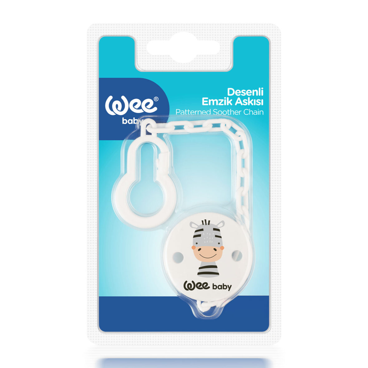Wee Baby Patterned Soother Chain