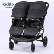 [LB100-blk] عربة اطفال توينز بجانب بعض من كيديلو LB100 (Black)