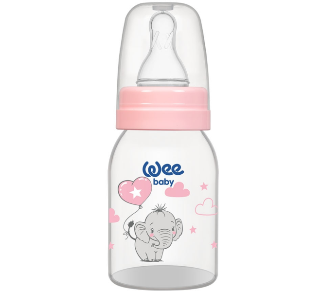 Wee Baby Narrow Mouth Classic PP Feeding Bottles 0-6 Months – 125 ML