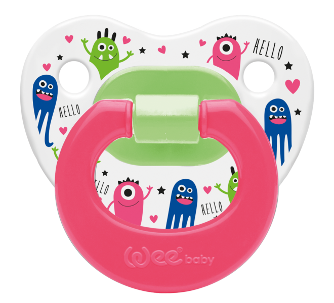 Wee Baby Patterned Body Orthodontic Soother No2 (6-18M)