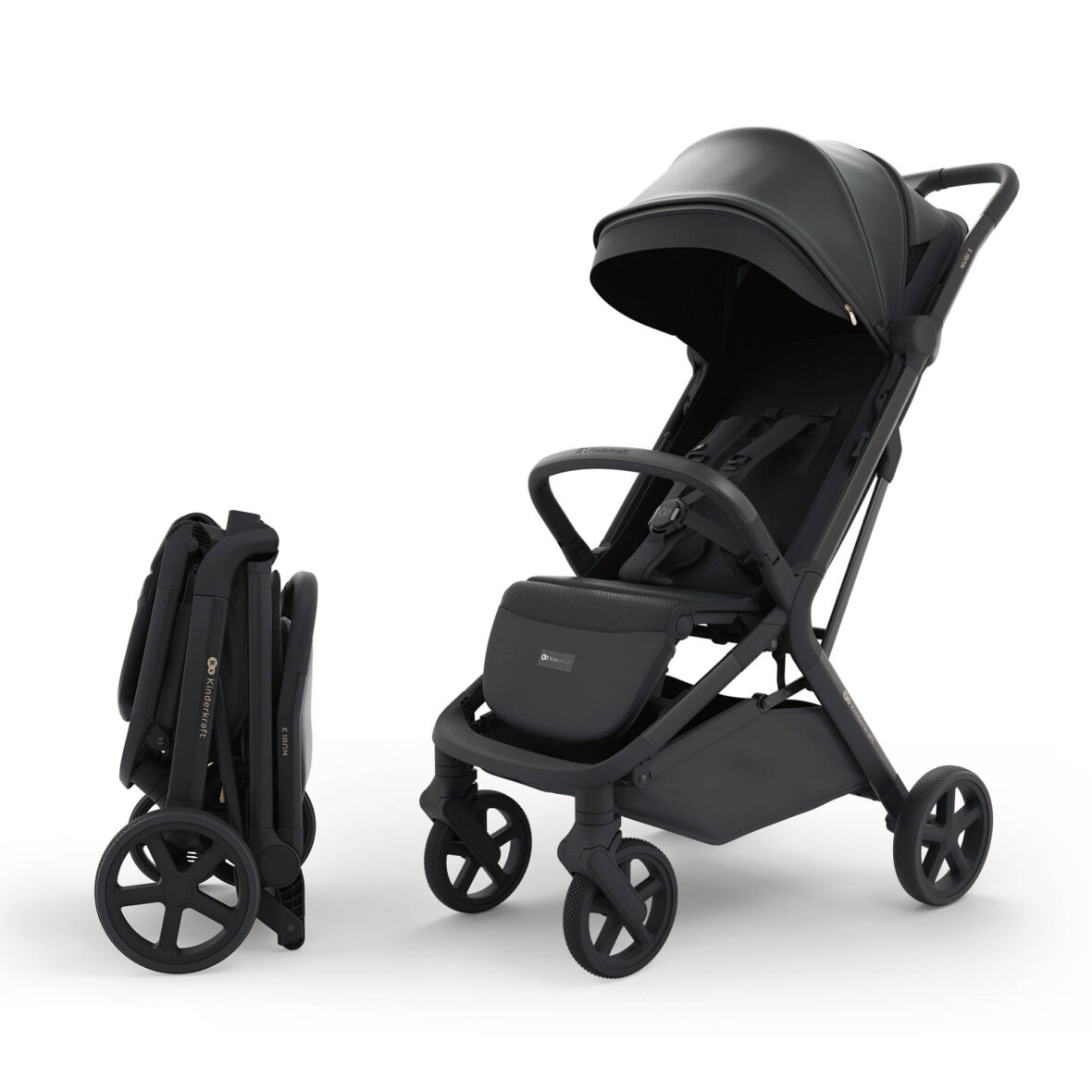 Kinderkraft NUBI 3 Lightweight Stroller – Black