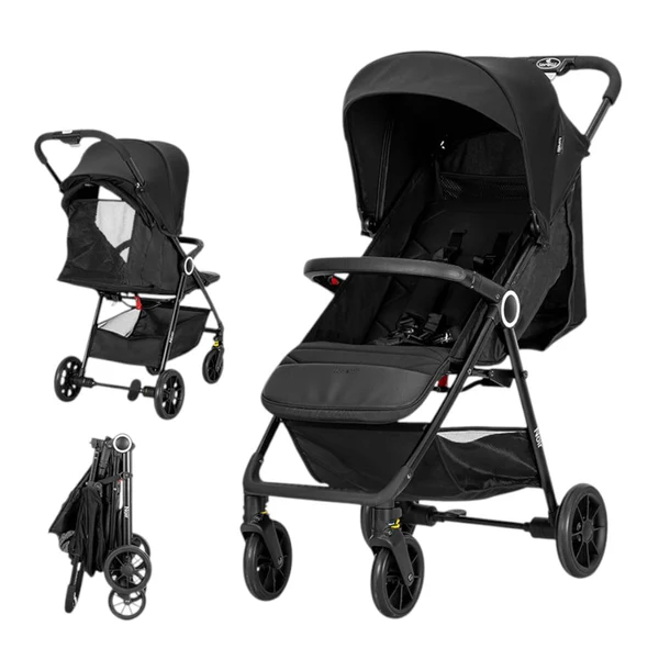 Lorelli Noir Foldable Baby Stroller – Black
