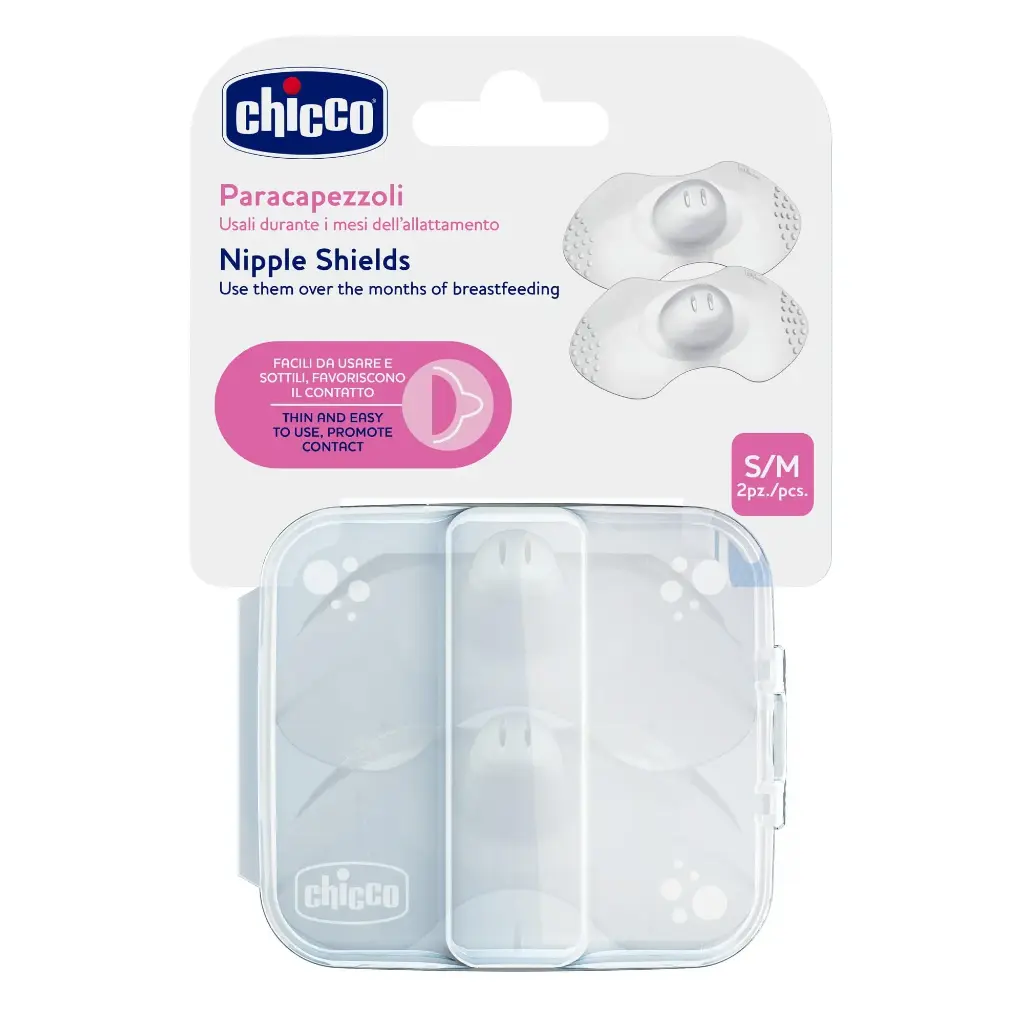 Chicco Skin-to-Skin Silicone Nipple Shield (Size S/M)