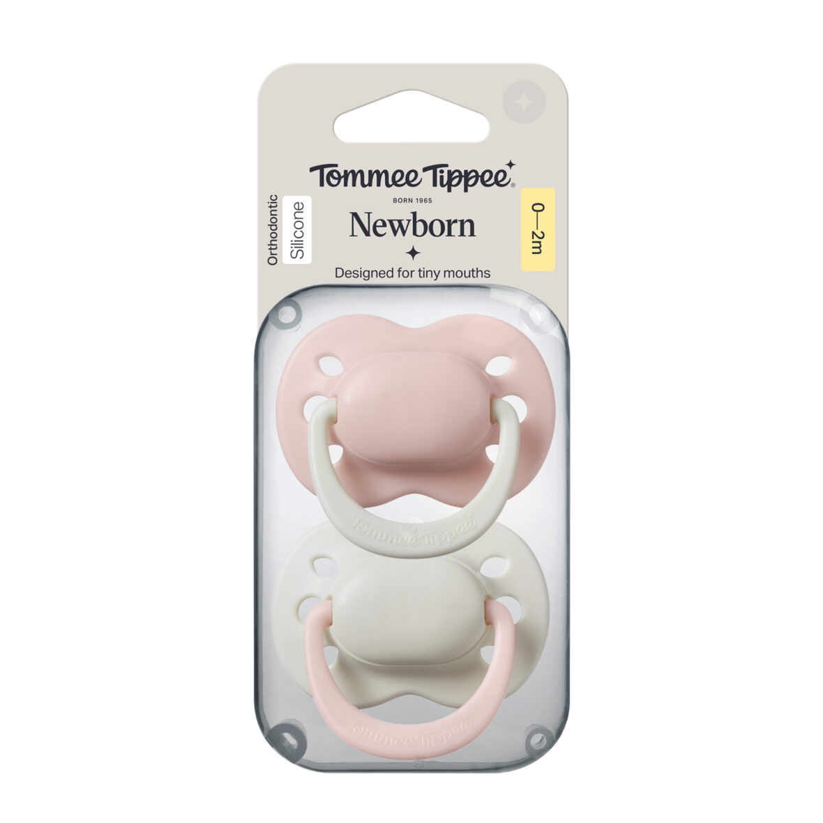 Tommee Tippee Newborn Silicone Soothers 0-2 Months (Pack of 2)