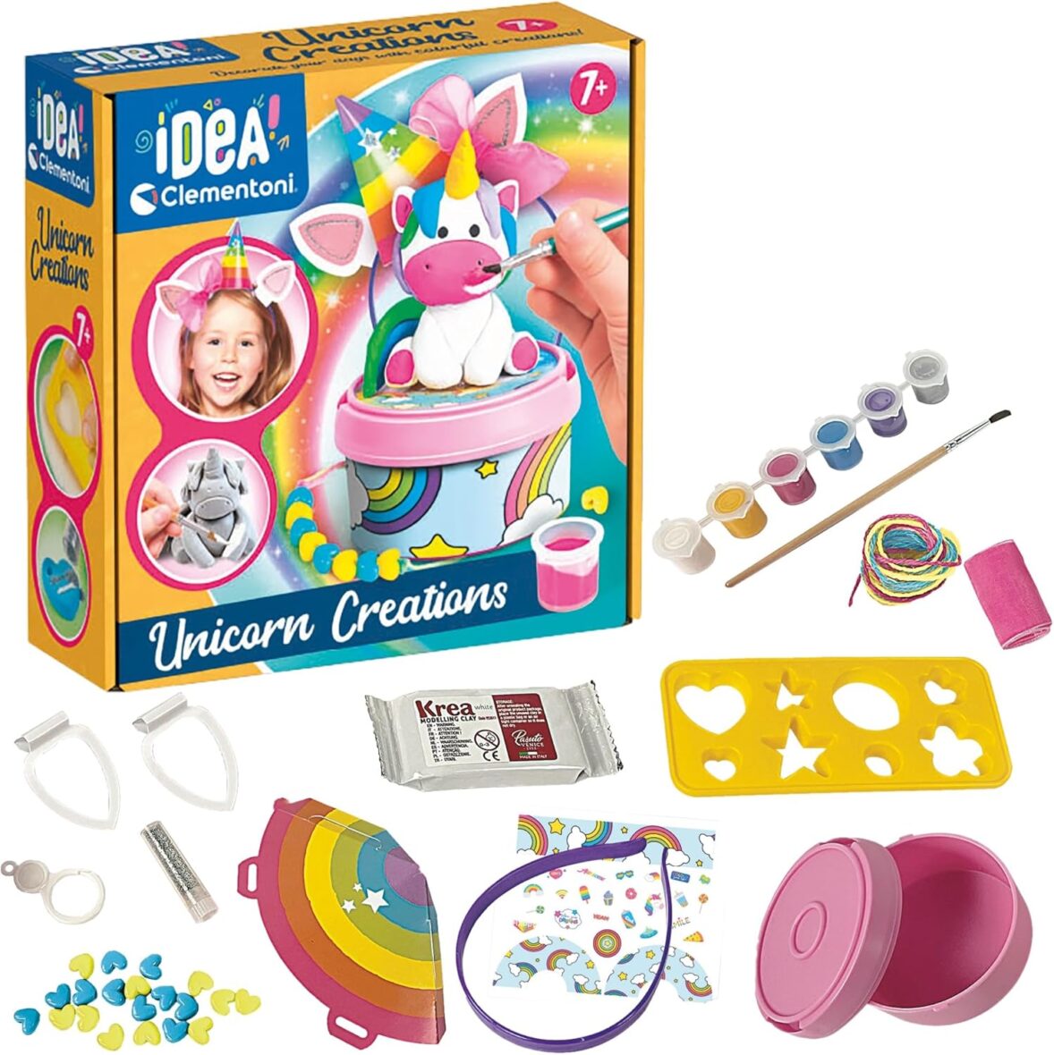 Clementoni Ci Surprise Box – Rainbow & Unicorn Creative Kit – Multicolor