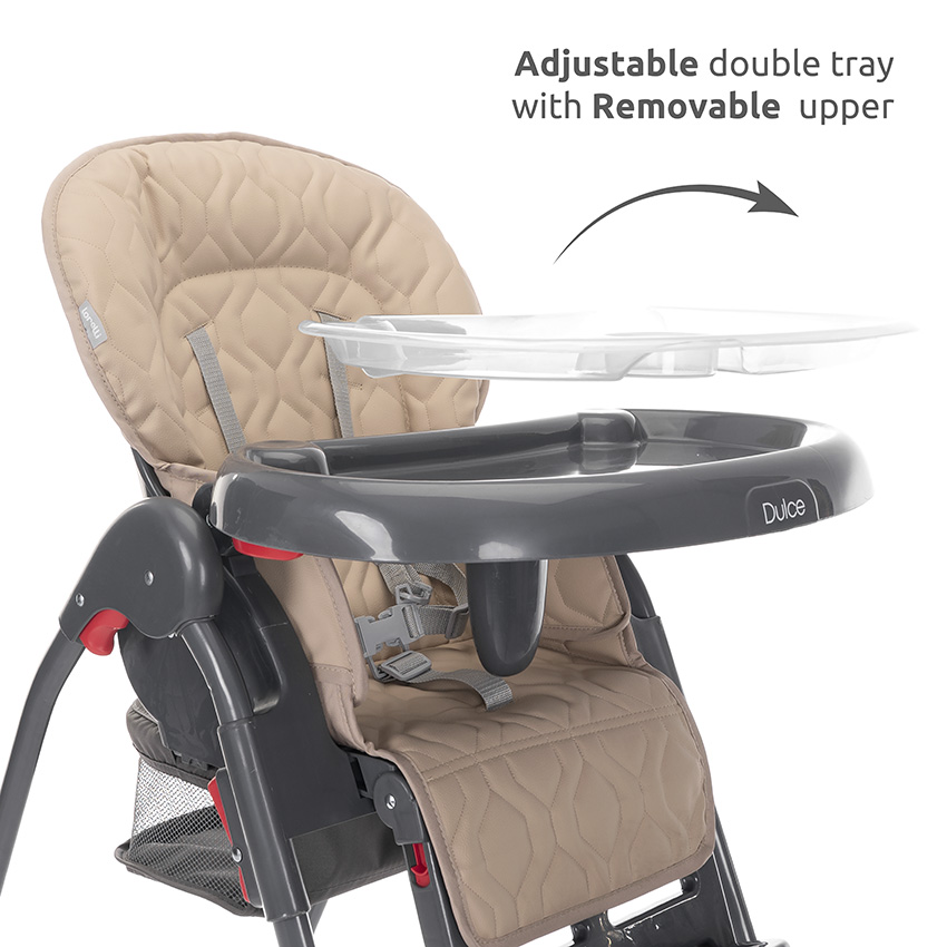 DULCE-Adjustable double tray with Removable upper