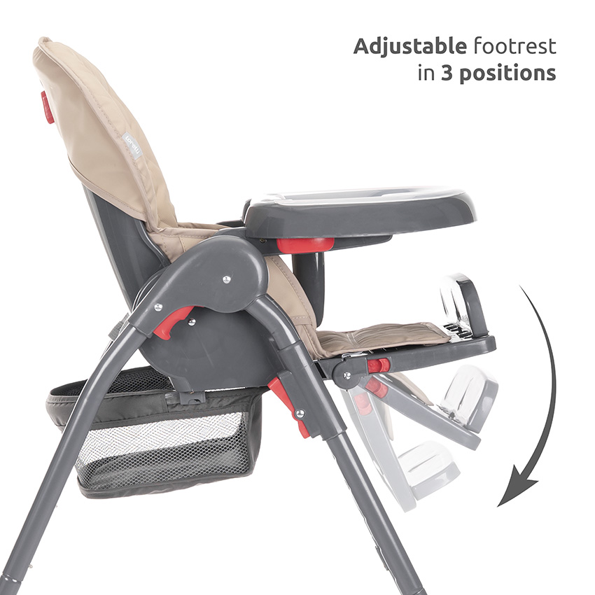 DULCE-Adjustable footrest in 3 positions