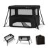 Kinderkraft CAMI 3-in-1 Baby Cot - Black