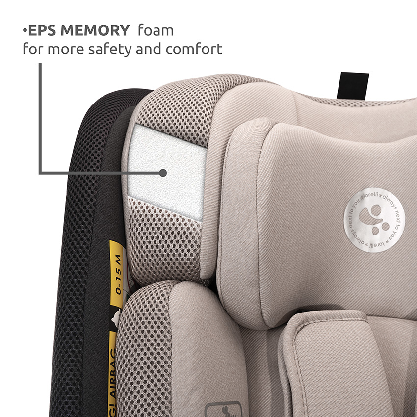 IMOLA i-Size 40-150 CM ISOFIX_EPS memory foam for more safety and comfort