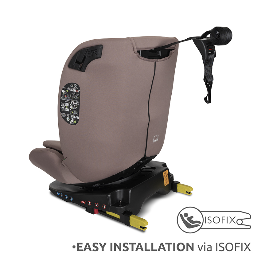 Rodeo iSize_Easy installation via ISOFIX and top belt