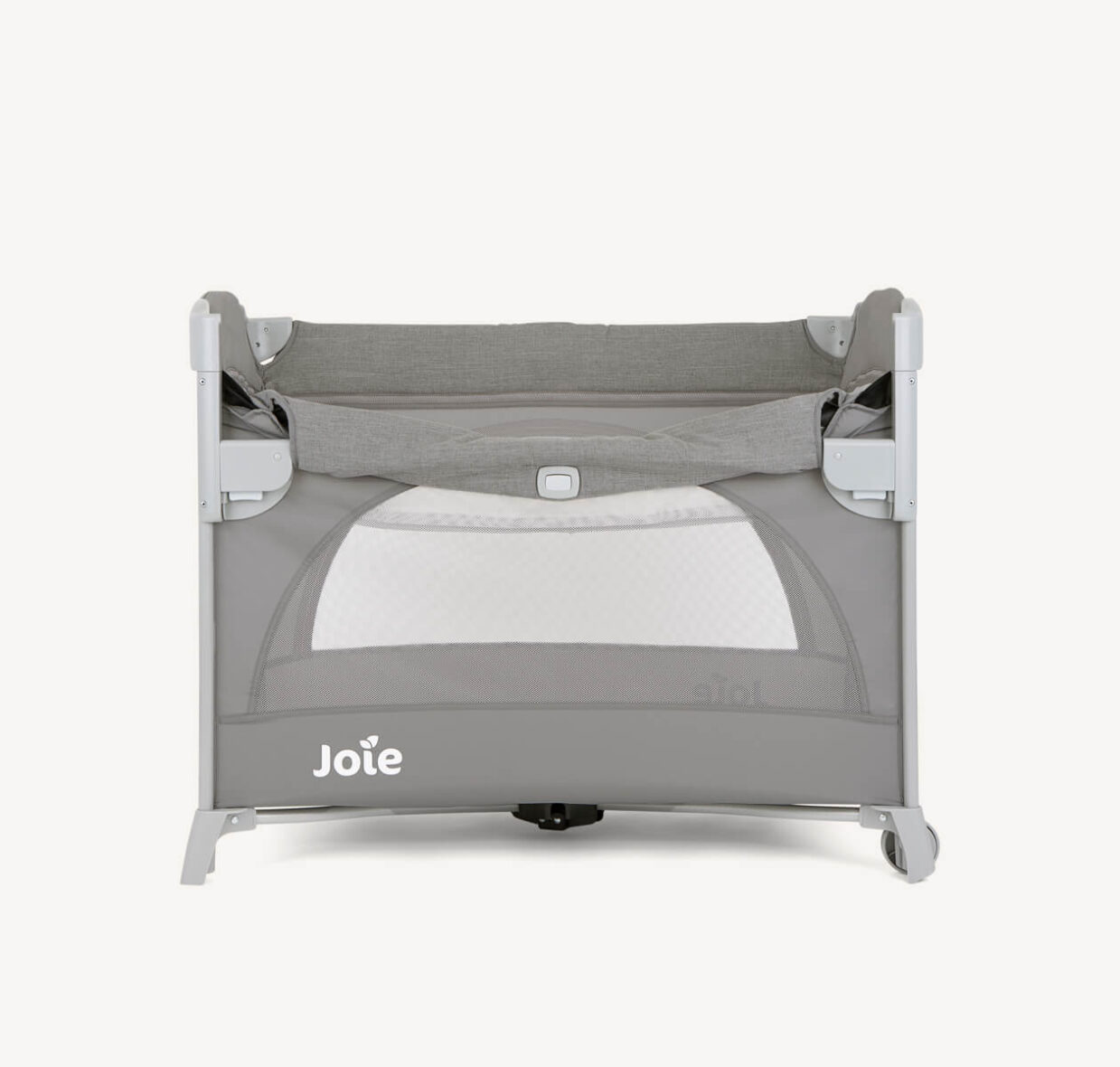 p10-joie-travel-cot-kubbie-sleep-foggy-gray-hero-drop-side