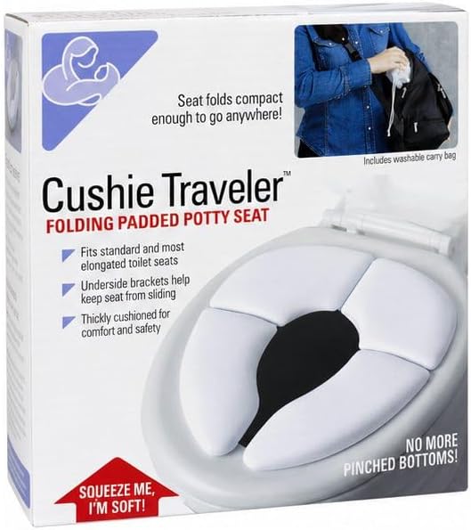 Kids Padded Folding Potty Seat – Fun & Portable Toilet Trainer
