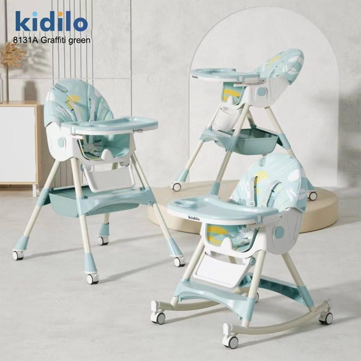 Kidilo 8131A Rocking Food Chair