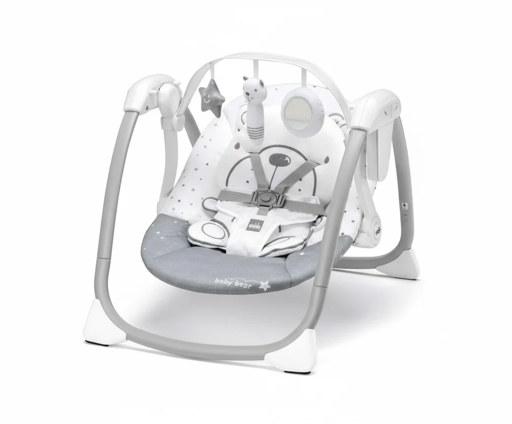 Mastela Deluxe Portable Baby Swing – Automatic Infant Swing with Music & 5 Speeds