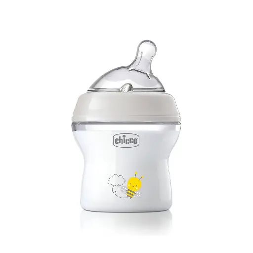 Chicco Natural Medium Flow Feeding Plastic Bottle 0M+ 150ML